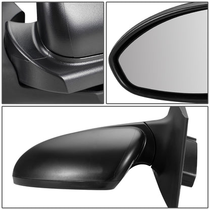 RETROVISOR MIRROR - OEM - 11-15 CHEVY CRUZE - POWERED - FOLDING - TEXTURED - BLACK - LEFT