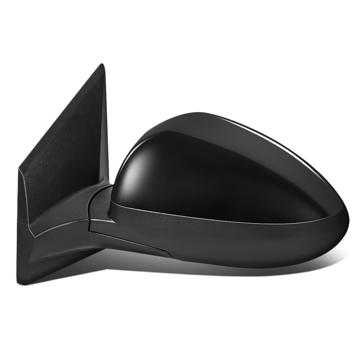 RETROVISOR MIRROR - OEM - 12-13 CHEVY SONIC - MANUAL - W/ CABLE - FOLDING - W/ BLIND SPOT GLASS - BLACK MATERIAL - LEFT