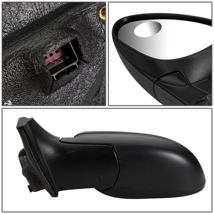 RETROVISOR MIRROR - OEM - 12-13 CHEVY SONIC - POWERED - HEATED - W/ BLIND GLASS - FOLDING - BLACK MATERIAL - LEFT