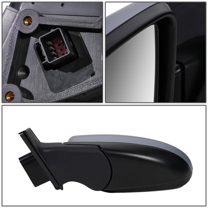 RETROVISOR MIRROR - OEM - 11-15 CHEVY CRUZE - POWERED - HEATER - W/ BSD - FOLDING - PRIMED GRAY - LEFT