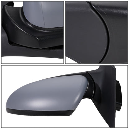 RETROVISOR MIRROR - OEM - 11-15 CHEVY CRUZE - POWERED - HEATER - W/ BSD - FOLDING - PRIMED GRAY - LEFT