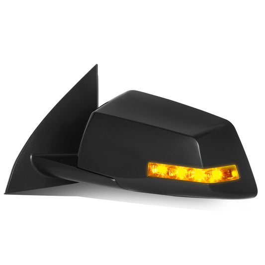 RETROVISOR MIRROR - OE STYLE - CHEVROLET TRAVERSE 2013-2017 - GMC ACADIA 2013-2016 - GMC ACADIA LIMITED 2017 - WITH POWER WITH HEATED WITH SIGNAL WITH BLIND SPOT WITH MEMORY - DRIVER LEFT SIDE - BLACK