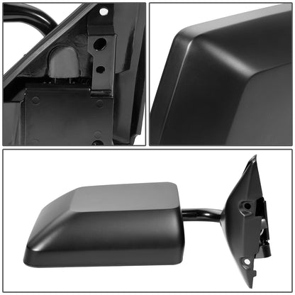 RETROVISOR MIRROR - OEM - 82-93 CHEVY C10, SONOMA, JIMMY - MANUAL - TEXTURED - BLACK - RIGHT
