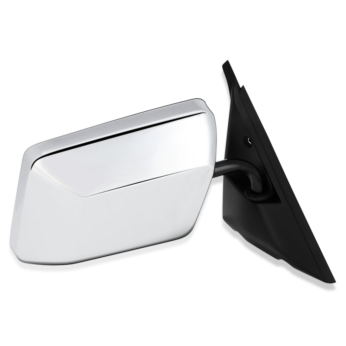 RETROVISOR MIRROR - OEM - 83-90 CHEVY S10 BLAZER / 82-90 CHEVY S10 PICKUP / 83-90 GMC S15 JIMMY / 82-93 GMC S15 PICKUP - MANUAL - CHROME - RIGHT