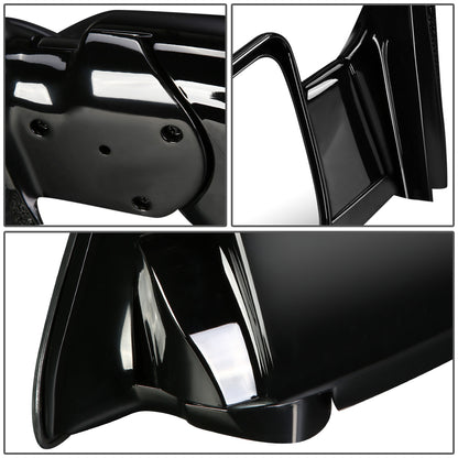 RETROVISOR MIRROR - OEM - 88-98 CHEVY GMC C/K 1500 / 88-00 CHEVY GMC C/K 2500 / 88-02 CHEVY GMC C3500 / 88-00 CHEVY GMC K3500 / 95-99 CHEVY TAHOE / 92-99 GMC YUKON / SUBURBAN - MATTE - BLACK - RIGHT