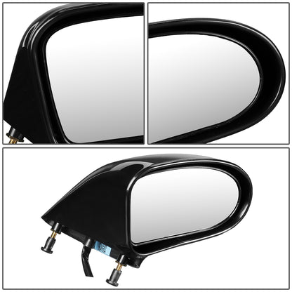 RETROVISOR MIRROR - OEM - 92-99 BUICK LESABRE / 91-96 BUICK PARK AVENUE / 92-99 OLDSMOBILE 88 / 91-96 OLDSMOBILE 98 / 96-99 OLDSMOBILE LSS / 97-98 OLDSMOBILE REGENCY - POWERED - PAINTABLE - BLACK - RIGHT