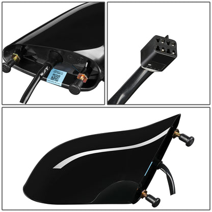 RETROVISOR MIRROR - OEM - 92-99 BUICK LESABRE / 91-96 BUICK PARK AVENUE / 92-99 OLDSMOBILE 88 / 91-96 OLDSMOBILE 98 / 96-99 OLDSMOBILE LSS / 97-98 OLDSMOBILE REGENCY - POWERED - PAINTABLE - BLACK - RIGHT