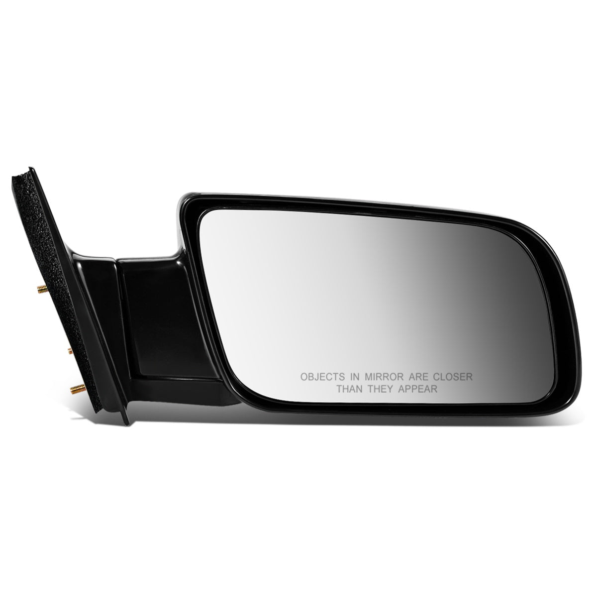 RETROVISOR MIRROR - OEM - 81-91 CHEVY TAHOE, SUBURBAN - MANUAL - BLACK MATERIAL - RIGHT