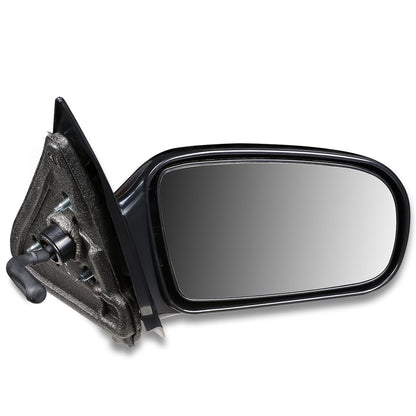 RETROVISOR MIRROR - OEM - 95-05 CHEVY CAVALIER COUPE / 95-05 PONTIAC SUNFIRE COUPE - MANUAL - PAINTABLE - BLACK - RIGHT