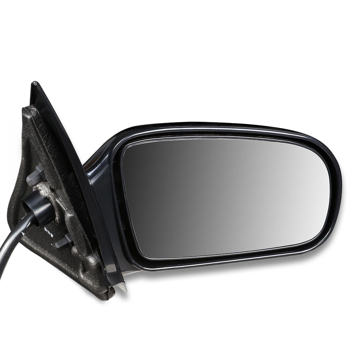 RETROVISOR MIRROR - OEM - 95-05 CHEVY CAVALIER COUPE / 95-05 PONTIAC SUNFIRE COUPE - POWERED - PAINTABLE - BLACK - RIGHT