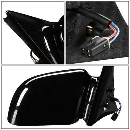 RETROVISOR MIRROR - OEM - 92-98 BUICK SKYLARK / 92-98 PONTIAC GRAND AM - POWERED - PAINTABLE - BLACK - RIGHT