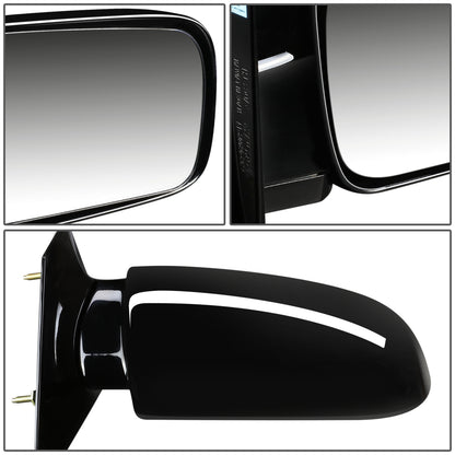RETROVISOR MIRROR - OEM - 88-98 CHEVY ASTRO / 88-98 GMC SAFARI - POWERED - PAINTABLE - BLACK - RIGHT