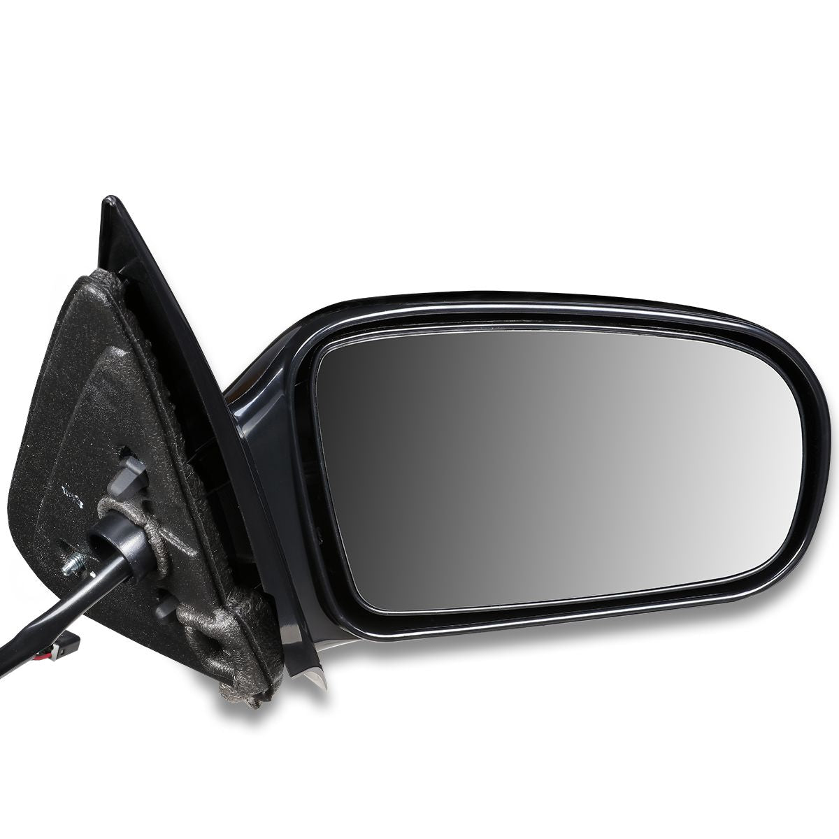 RETROVISOR MIRROR - OEM - 95-05 CHEVY CAVALIER SEDAN / 95-05 PONTIAC SUNFIRE SEDAN - POWERED - PAINTABLE - BLACK - RIGHT
