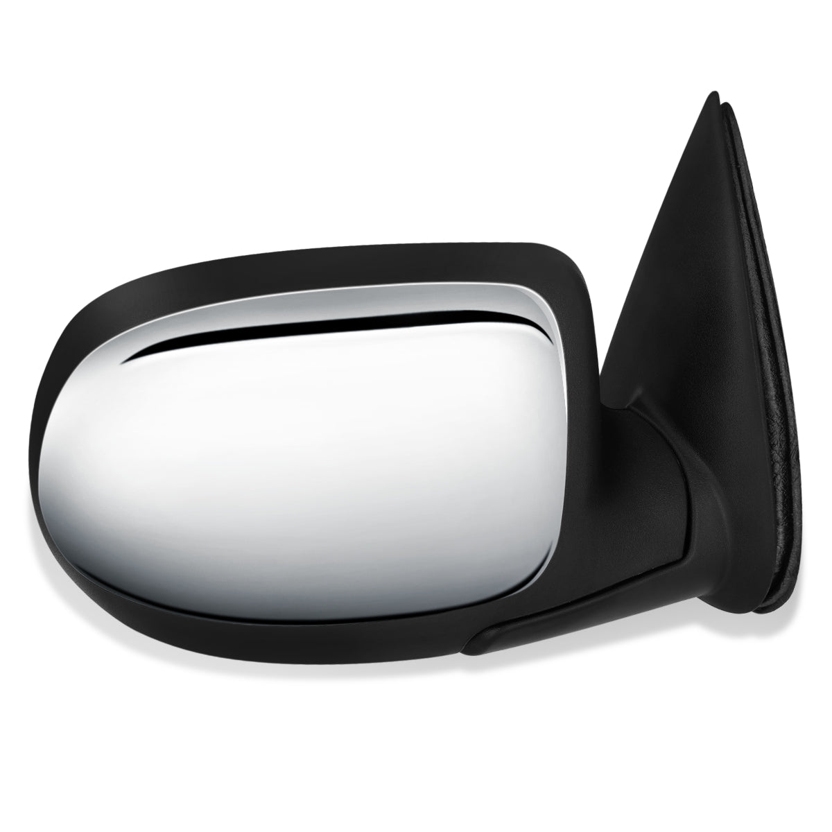 RETROVISOR MIRROR - OEM - 99-02 CHEVY SILVERADO 1500, 2500, 3500 / 99-02 GMC SIERRA 1500, 2500, 3500 - POWERED - BLACK - RIGHT