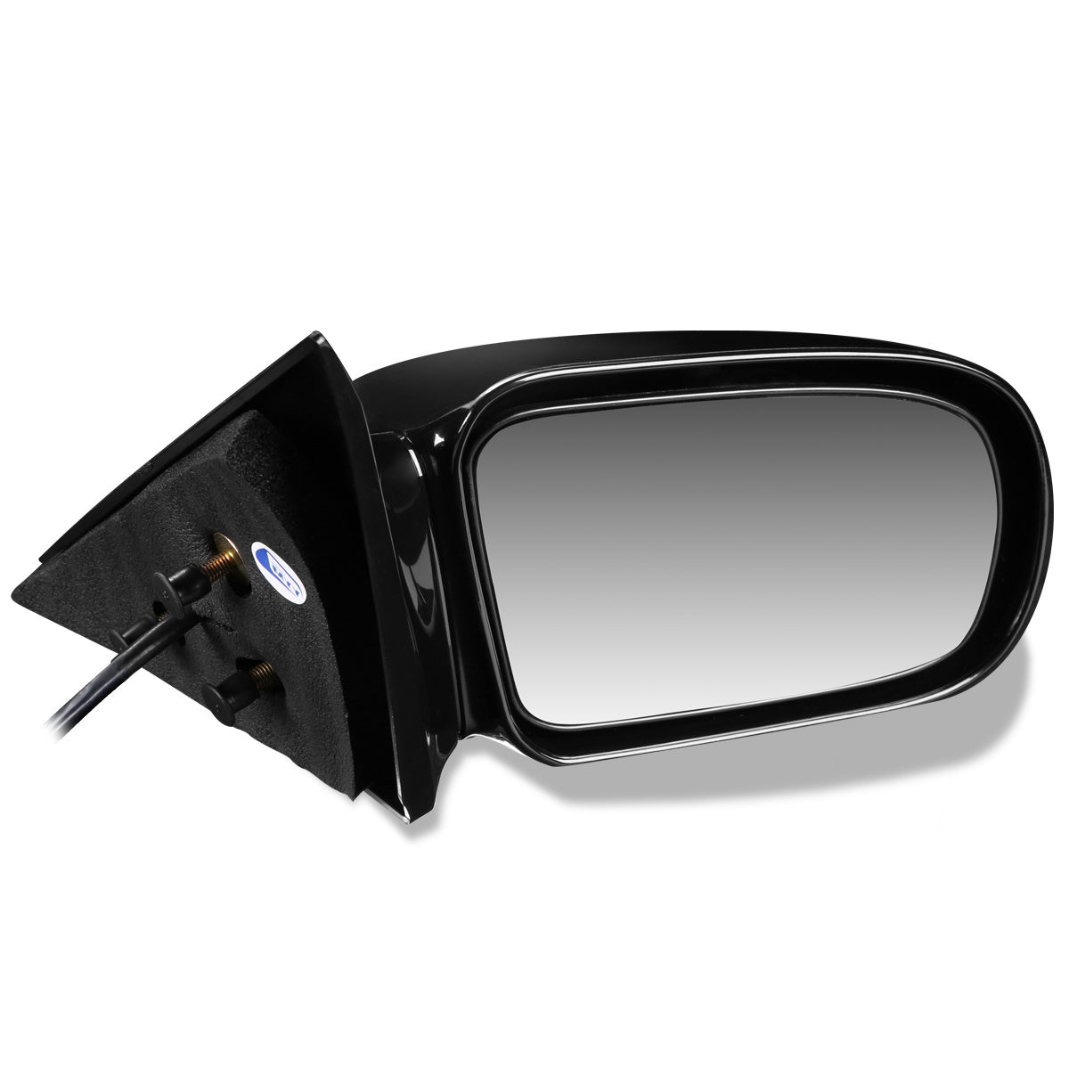 RETROVISOR MIRROR - OEM - 92-98 BUICK SKYLARK / 92-98 OLDSMOBILE ACHIEVA / 92-98 PONTIAC GRAND AM - MANUAL - PAINTABLE - BLACK - RIGHT