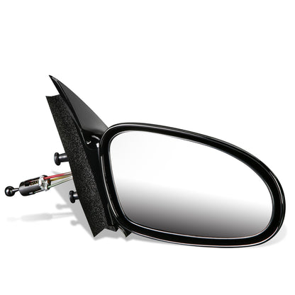 RETROVISOR MIRROR - OEM - 96-02 SATURN SL SEDAN / 96-01 SATURN SW WAGON - MANUAL - PAINTABLE - BLACK - RIGHT