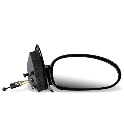 RETROVISOR MIRROR - OEM - 97-02 SATURN SC COUPE - MANUAL - PAINTABLE - BLACK - RIGHT
