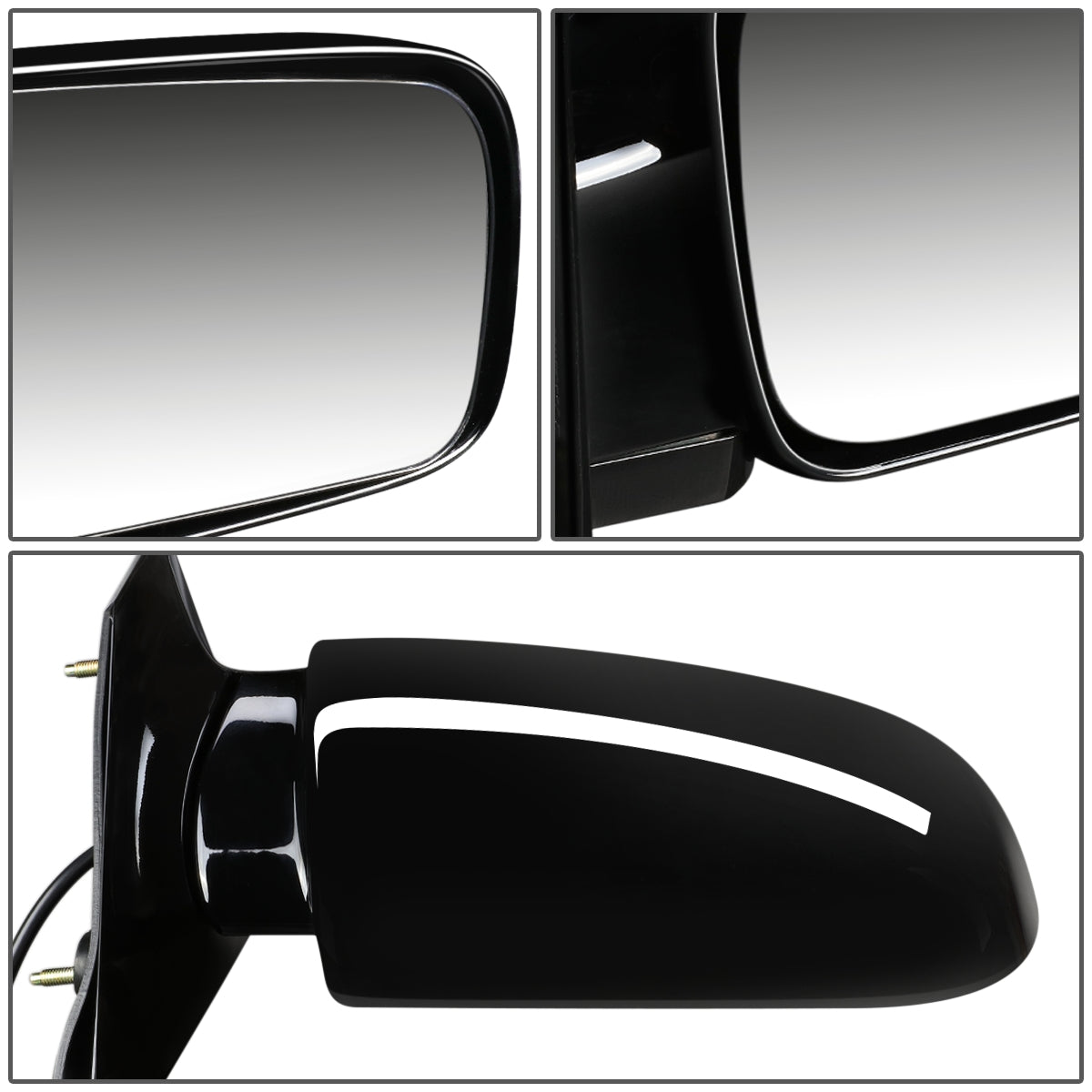 RETROVISOR MIRROR - OEM - 99 CHEVY ASTRO / 99 GMC SAFARI - POWERED - PAINTABLE - BLACK - RIGHT