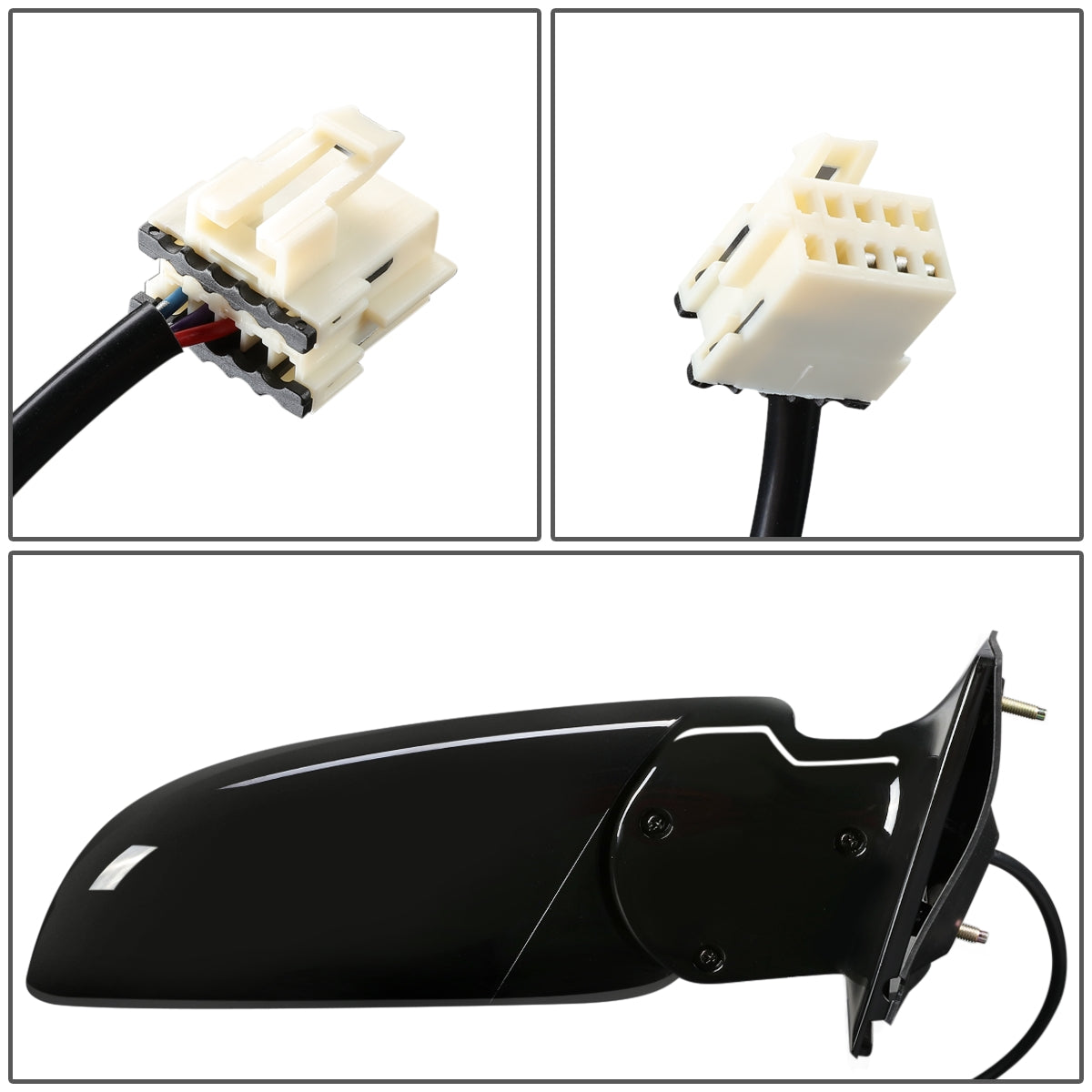 RETROVISOR MIRROR - OEM - 99 CHEVY ASTRO / 99 GMC SAFARI - POWERED - PAINTABLE - BLACK - RIGHT