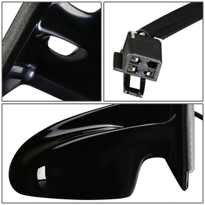 RETROVISOR MIRROR - OEM - 97-03 PONTIAC GRAND PRIX - POWERED - PAINTABLE - BLACK - RIGHT