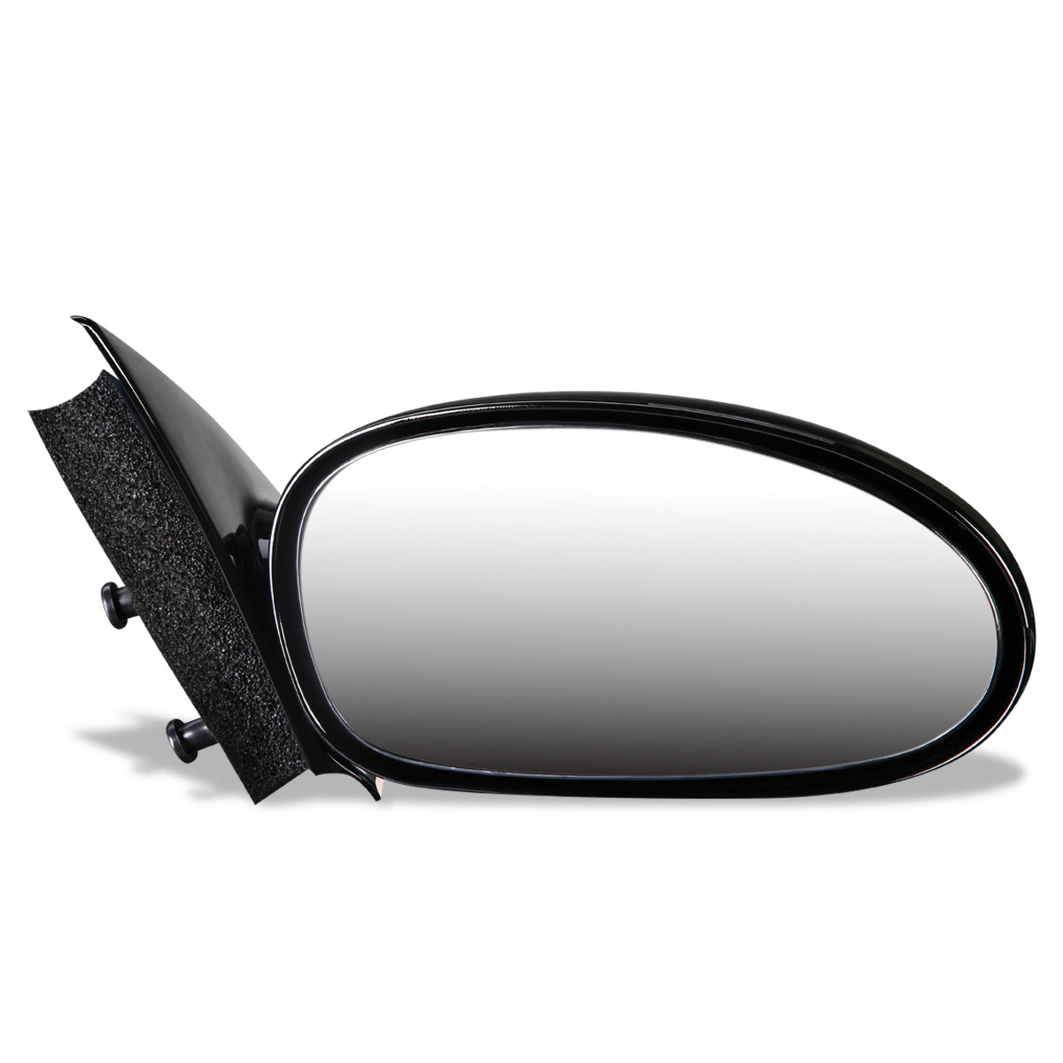 RETROVISOR MIRROR - OEM - 97-02 SATURN SC COUPE - POWERED - PAINTABLE - BLACK - RIGHT