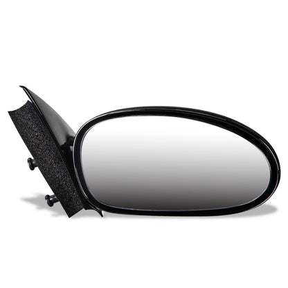 RETROVISOR MIRROR - OEM - 97-02 SATURN SC COUPE - POWERED - PAINTABLE - BLACK - RIGHT