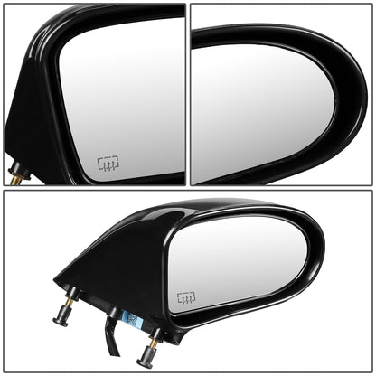 RETROVISOR MIRROR - OEM - 92-99 BUICK LESABRE / 92-99 OLDSMOBILE 88 / 92-96 OLDSMOBILE 98 - POWERED - HEATED - PAINTABLE - BLACK - RIGHT