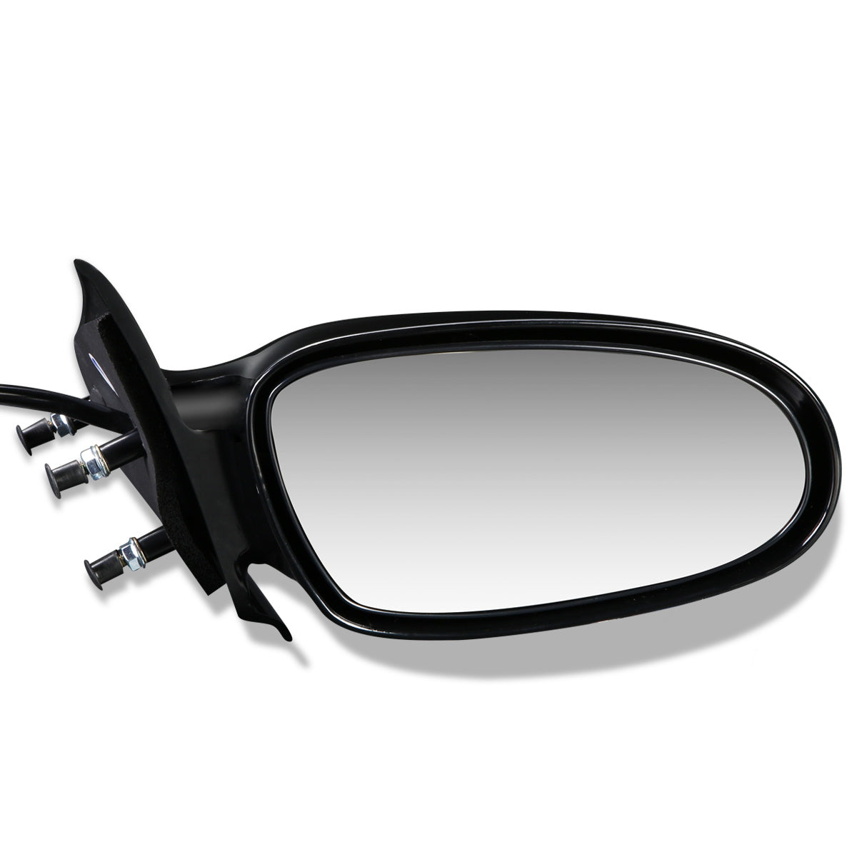 RETROVISOR MIRROR - OEM - 96-02 SATURN SL SEDAN / 96-01 SATURN SW WAGON - POWERED - PAINTABLE - BLACK - RIGHT