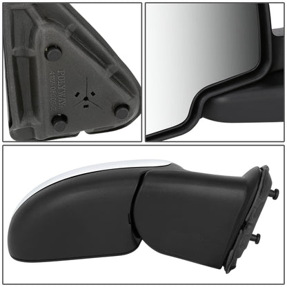 RETROVISOR MIRROR - OEM - CADILLAC ESCALADE 00-06 / CHEVROLET SILVERADO 1500 99-06 / CHEVROLET SILVERADO 1500 CLASSIC 07 / CHEVROLET SILVERADO 2500 99-06 / CHEVROLET SILVERADO 2500 CLASSIC 07 / CHEVROLET SILVERADO 3500 01-06 / CHEVROLET SILVERADO 3500