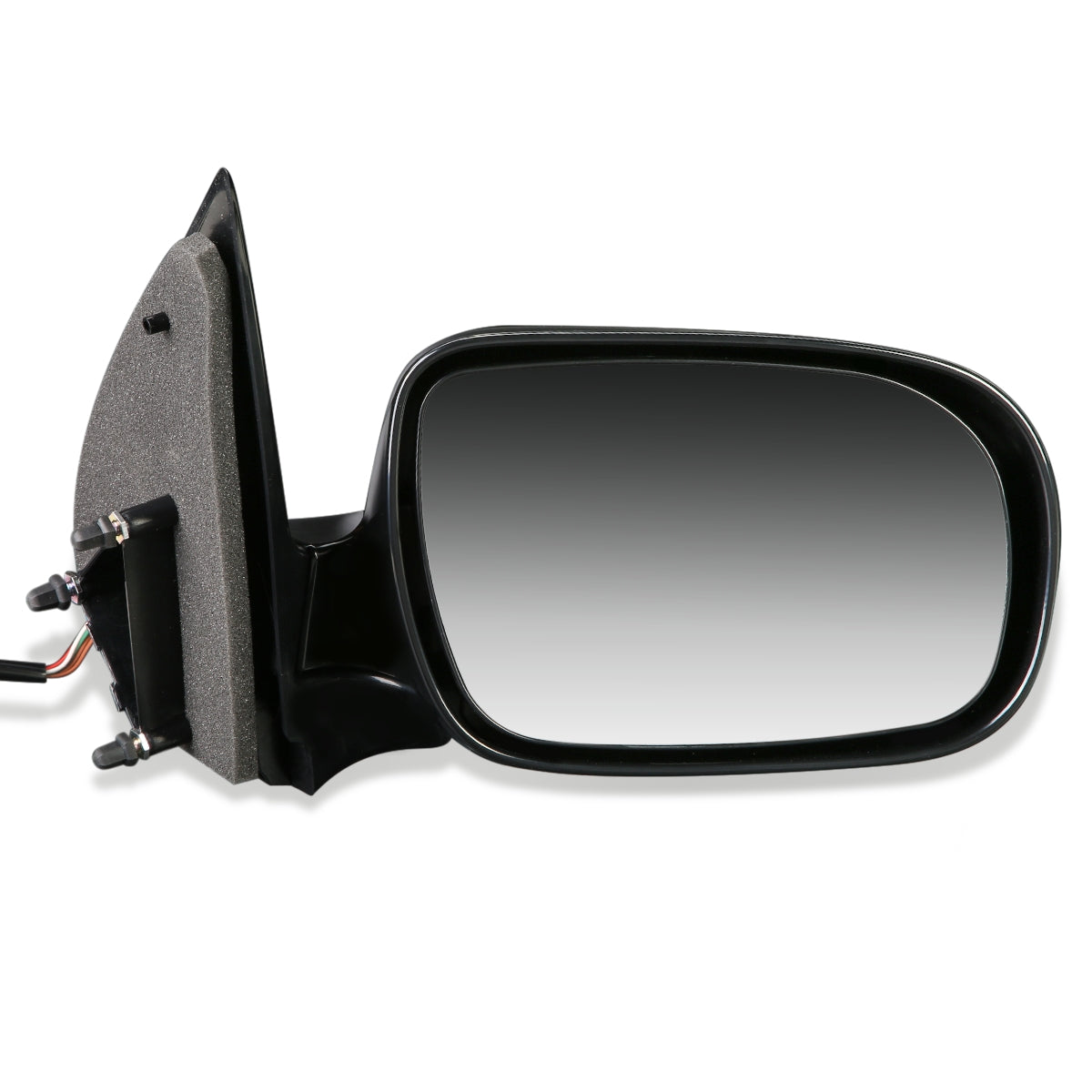 RETROVISOR MIRROR - OEM - 05-07 BUICK TERRAZA / 97-04 CHEVY VENTURE / 97-04 OLDSMOBILE SILHOUETTE / 97-98 PONTIAC TRANS SPORT / 05-07 SATURN RELAY - POWERED - PAINTABLE - BLACK - RIGHT