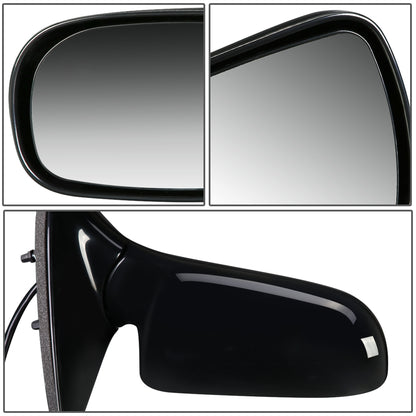 RETROVISOR MIRROR - OEM - 05-07 BUICK TERRAZA / 97-04 CHEVY VENTURE / 97-04 OLDSMOBILE SILHOUETTE / 97-98 PONTIAC TRANS SPORT / 05-07 SATURN RELAY - POWERED - PAINTABLE - BLACK - RIGHT