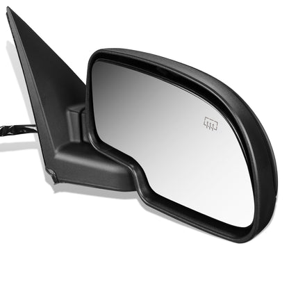 RETROVISOR MIRROR - OEM - 99-02 CHEVY SILVERADO 1500, 2500, 3500 / 99-02 GMC SIERRA 1500, 2500, 3500 - POWERED - HEATED - PAINTABLE - BLACK - RIGHT