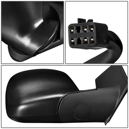 RETROVISOR MIRROR - OEM - 96-02 CHEVY EXPRESS 1500, 2500, 3500 / 96-02 GMC SAVANA 1500, 2500, 3500 - POWERED - HEATED - TEXTURED - BLACK - RIGHT