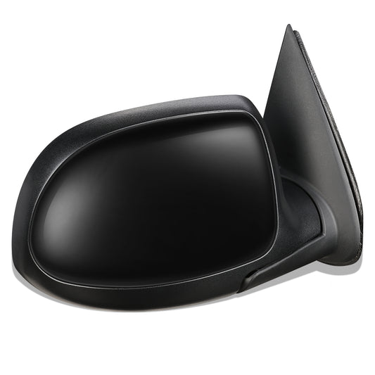 RETROVISOR MIRROR - OEM - 99-02 CHEVY SILVERADO 1500, 2500, 3500 / 99-02 GMC SIERRA 1500, 2500, 3500 - POWERED - GLOSSY - BLACK - RIGHT