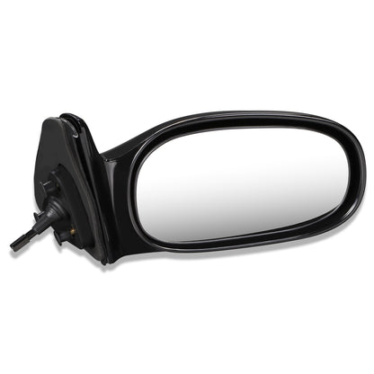 RETROVISOR MIRROR - OEM - 98-02 GEO PRIZM - MANUAL - W/ LEVER - BLACK MATERIAL - RIGHT
