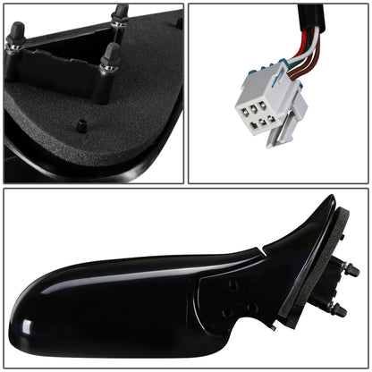 RETROVISOR MIRROR - OEM - 05-07 BUICK TERRAZA / 05-09 CHEVY UPLANDER / 97-05 CHEVY VENTURE / 97-04 OLDSMOBILE SILHOUETTE / 99-09 PONTIAC MONTANA / 97-98 PONTIAC TRANS SPORT / 05-07 SATURN RELAY - POWERED - HEATED - PAINTABLE - BLACK - RIGHT