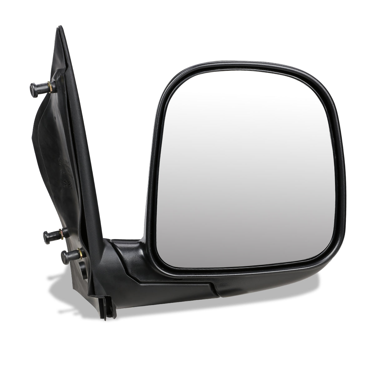 RETROVISOR MIRROR - OEM - 96-02 CHEVY EXPRESS 1500, 2500, 3500 / 96-02 GMC SAVANA 1500, 2500, 3500 - MANUAL - TEXTURED - BLACK - RIGHT