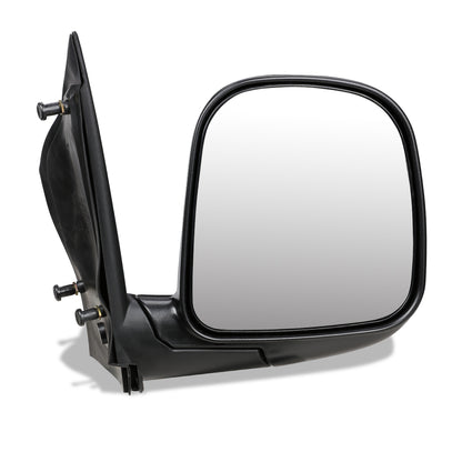 RETROVISOR MIRROR - OEM - 96-02 CHEVY EXPRESS 1500, 2500, 3500 / 96-02 GMC SAVANA 1500, 2500, 3500 - MANUAL - TEXTURED - BLACK - RIGHT