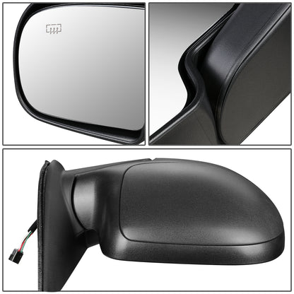 RETROVISOR MIRROR - OEM - 03-06 CHEVY AVALANCHA 1500 , 2500 / 04-06 CHEVY SILVERADO 3500 & 07 3500 CLASSIC - POWERED - HEATED - TEXTURED - BLACK - RIGHT