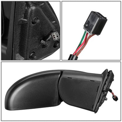 RETROVISOR MIRROR - OEM - 03-06 CHEVY AVALANCHA 1500 , 2500 / 04-06 CHEVY SILVERADO 3500 & 07 3500 CLASSIC - POWERED - HEATED - TEXTURED - BLACK - RIGHT