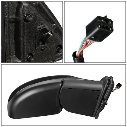 RETROVISOR MIRROR - OEM - 03-06 CHEVY AVALANCHA 1500 , 2500 / 04-06 CHEVY SILVERADO 3500 & 07 3500 CLASSIC - POWERED - HEATED - PAINTABLE - BLACK - RIGHT