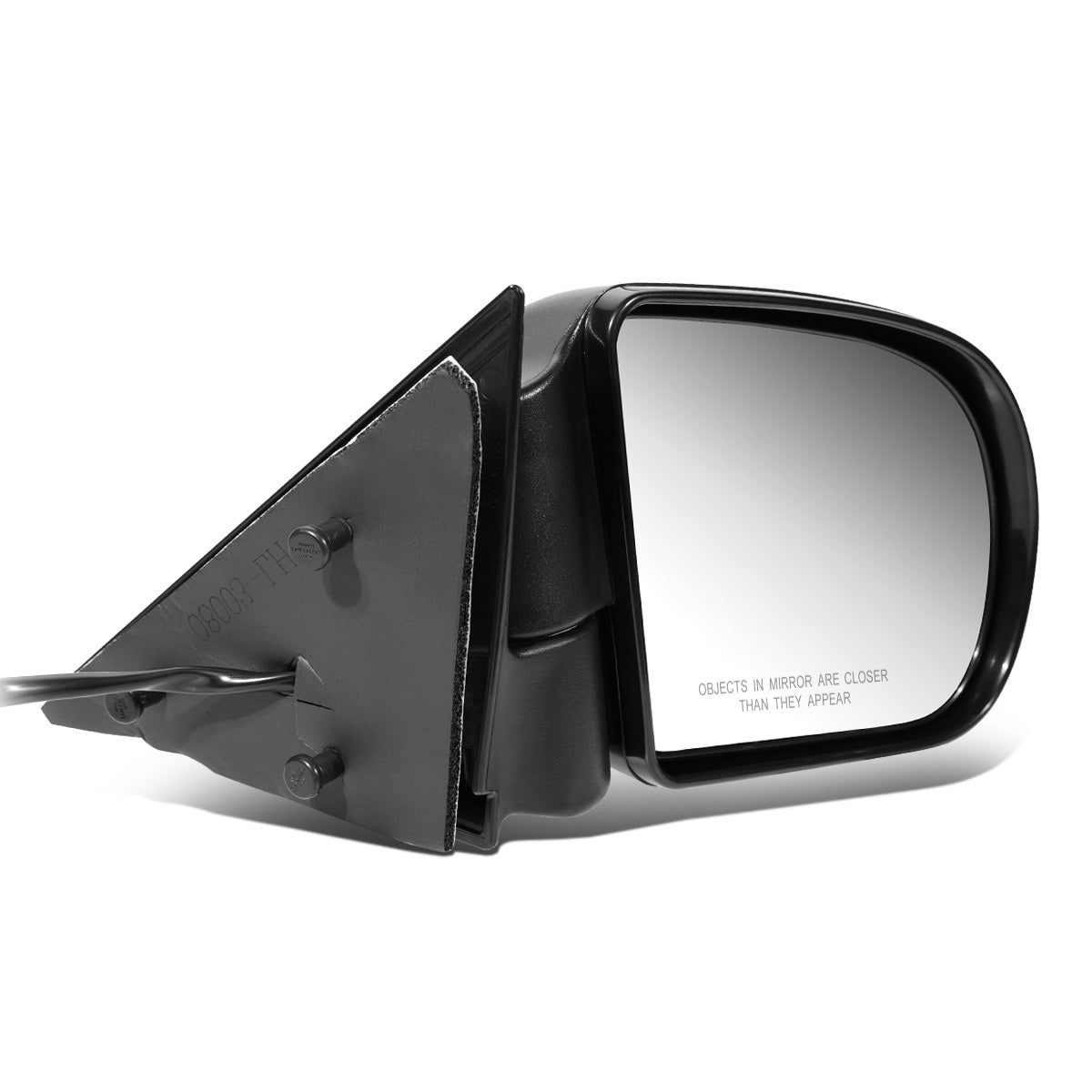 RETROVISOR MIRROR - OEM - 94-97 CHEVY C10, SONOMA - POWERED - FOLDING - TEXTURED - BLACK - RIGHT