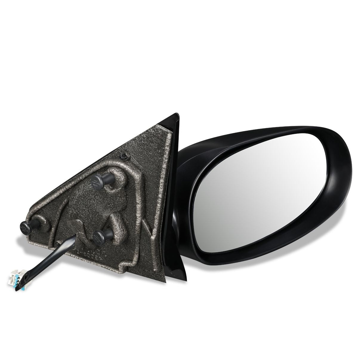 RETROVISOR MIRROR - OEM - 03-05 SATURN L SEDAN / 04 SATURN L300 / 00-03 SATURN LW WAGON - POWERED - PAINTABLE - BLACK - RIGHT