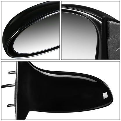 RETROVISOR MIRROR - OEM - 02-05 PONTIAC GRAND AM - POWERED - PAINTABLE - BLACK - RIGHT