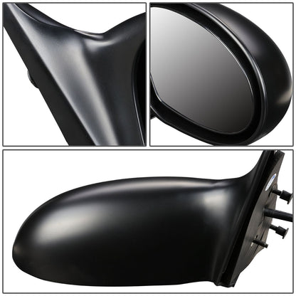 RETROVISOR MIRROR - OEM - 02-04 OLDSMOBILE ALERO / 02-05 PONTIAC GRAND AM - MANUAL - PAINTABLE - BLACK - RIGHT