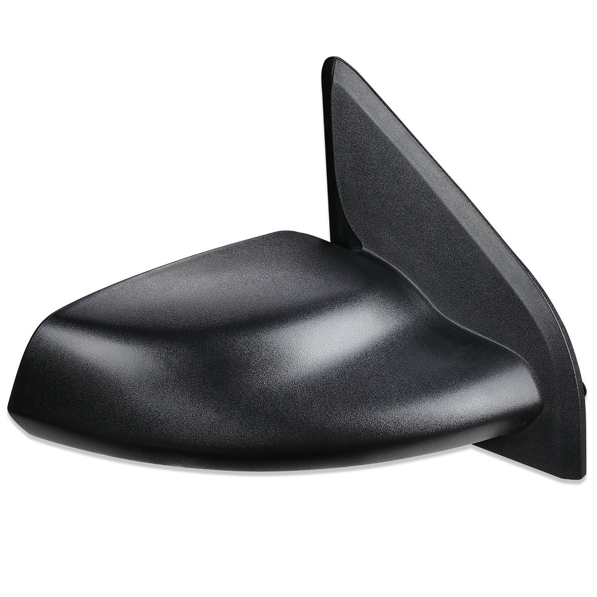 RETROVISOR MIRROR - OEM - 03-07 SATURN ION SEDAN - MANUAL - PAINTABLE - BLACK - RIGHT