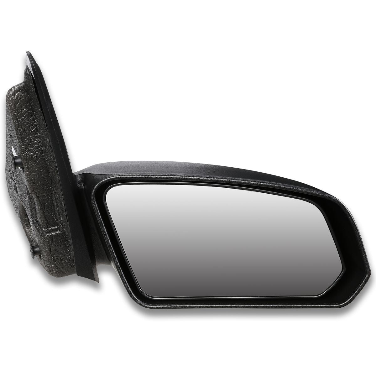 RETROVISOR MIRROR - OEM - 03-07 SATURN ION SEDAN - MANUAL - PAINTABLE - BLACK - RIGHT