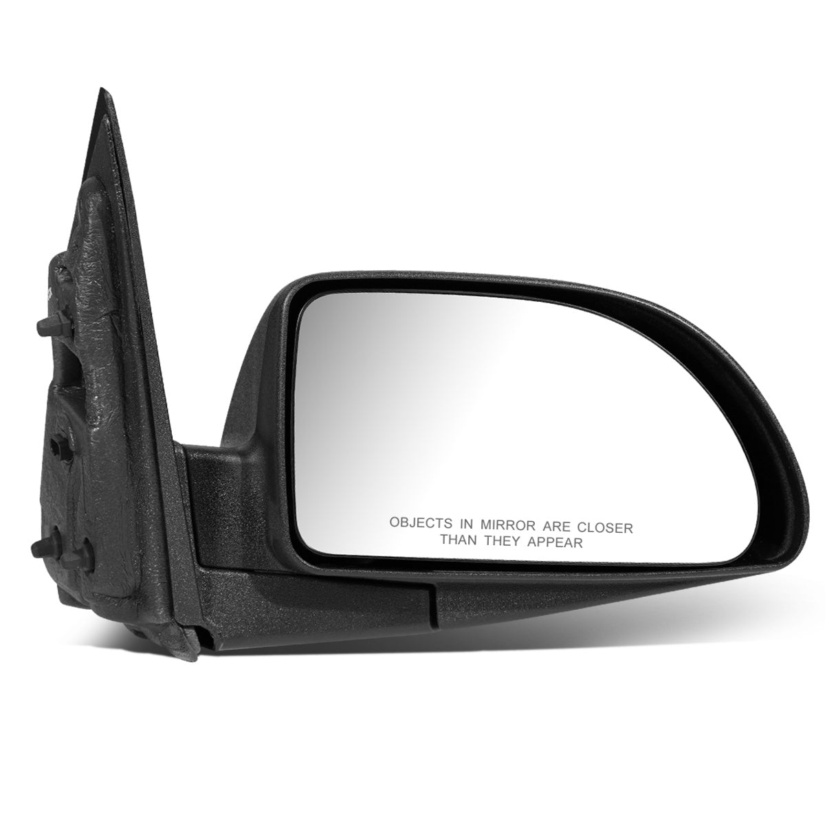 RETROVISOR MIRROR - OEM - 05-09 CHEVY EQUINOX/02-07 SATURN VUE-POWER ADJUST-MANUAL FOLDING-TEXTURED BLACK