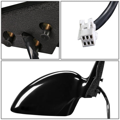 RETROVISOR MIRROR - OEM - 00-05 CHEVY MONTE CARLO - POWERED - HEATED - PAINTABLE - BLACK - RIGHT