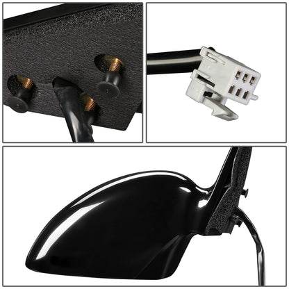 RETROVISOR MIRROR - OEM - 00-05 CHEVY MONTE CARLO - POWERED - PAINTABLE - BLACK - RIGHT